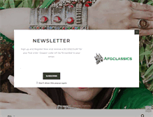 Tablet Screenshot of afgclassics.com